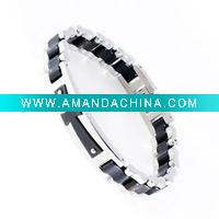 Wholesale DESIGNER STAINLESS STEEL CROSS LINKS BRACELET