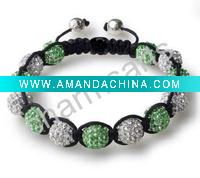 Wholesale Shamballa Bracelets Handmade Braided Bead Bracelets HS122