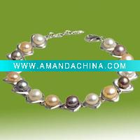 Wholesale fashion bracelet with pearl