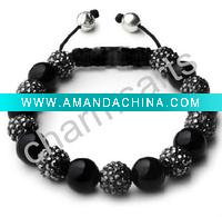 Wholesale Shamballa Bracelets Handmade Braided Bead Bracelets HS105