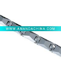 Wholesale Latest black tungsten carbide chain bracelet