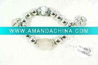 Wholesale fashion trendy 2011 lucky charmelastic fairy friendship resin bracelet