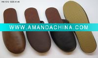 Wholesale men's PU slipper