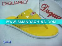 Wholesale fashion brand leather slippers,sandals,flip-flops
