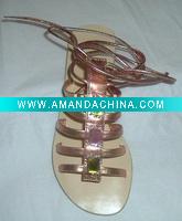 Wholesale ladies leather slippers