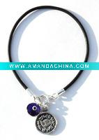 Wholesale Bracelet,Protection Solomon Seal & Blue Evil Eye Charm Bracelet