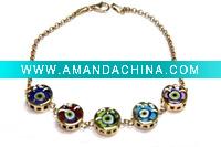 Wholesale Hot Sale Alloy Evil Eye Bracelet in 2011