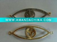 Wholesale HF-CX19091 Pave diamond beads evil eye bracelet