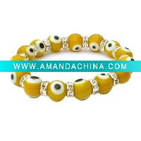 Wholesale HSYBR1260 2011 Hot Slae Unique Cobalt Blue Evil Eye Bracelets