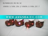 Wholesale Indoor decoration with christmas shoes