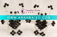 Wholesale #-43 panda(4mm/6mm/8mm)--Crystal Christmas Decoration