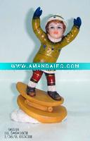 Wholesale creative design polyresin christmas decoration