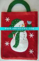 Wholesale Christmas decoration/Felt bag/Drawstring bag/Tote bag/Shopping Bag/hand bag/ Nonwoven Bag/Halloween decorative Craftst