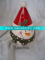 Wholesale Ceramic christmas ( ceramic decoration .ceramic christmas sugar jar)