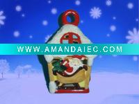 Wholesale christmas polyresin, ceramic santa decoration