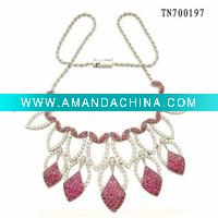 Wholesale Latest design elegant ladies wedding necklaces