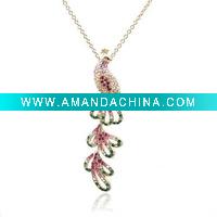 Wholesale 2011 high quality fashion popular austrian wedding necklace