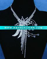 Wholesale Wedding necklace with crystal NKE5708