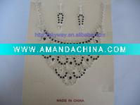Wholesale Wedding/Bridal Clear Crystal Necklace