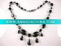 Wholesale Perfect bride copper set diamond tassel necklace Deduce romantic wedding