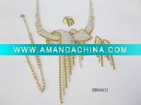 Wholesale Fashion Rhinestone Necklace Set