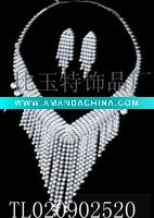 Wholesale Rhinestone Jewelry Wedding Necklace