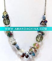 Wholesale 2011 fashion necklace set crystal