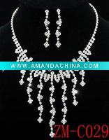 Wholesale FASHION JEWELRY,WEDDING NECKLACE SET BRIDAL NECKLACE SET,