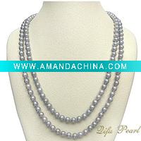 Grey Freshwater Pearl Necklace
