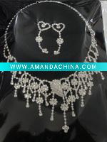 Wholesale beaded necklace N015