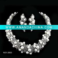 Wholesale 2011 most fashion wedding necklace and earring sets