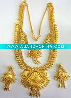 Wholesale wedding necklace jewelry 24 k