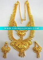 Wholesale gold plated wedding necklace jewelry