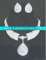 Wholesale Wedding bridal necklace earring sets