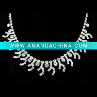 Wholesale wedding jewelry set,bridal jewerlry set,necklace earring set