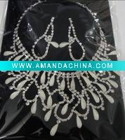 Wholesale beaded necklace N019