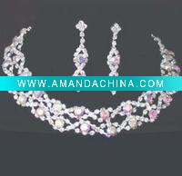 Wholesale Wedding bridal necklace earring sets