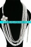 Wholesale Fashion beaded evening dress necklaces
