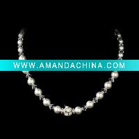 Wholesale fashion rhinestone wedding necklace