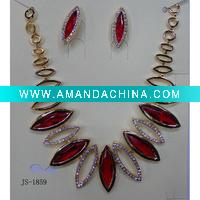 Wholesale Jewelry sets/fashion costume jewelry/diamante jewelry/necklaces/ladies jewelry/wedding jewelry/luxurious jewelry