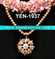 Wholesale bridal accessary, pearl necklace set,bridal necklace set(YEN-1937)
