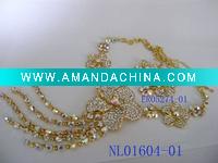 Wholesale Elegant necklace and earring wedding jewelry sets diamond