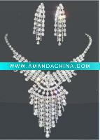 Wholesale Wedding bridal necklace earring sets