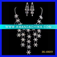 Wholesale latest india style wedding necklace with earrings