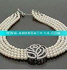 Wholesale Wedding dress necklace bridal jewelry necklace sets