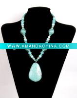 Wholesale Fashion Girl Turquoise Necklace