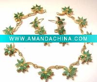 Wholesale Bollywood wedding Victorian Necklace set