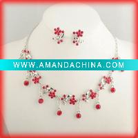 Wholesale 2011 Fashion alloy jewelry set/necklace sets/bridal jewelry sets/wedding jewelry/beads jewelry sets