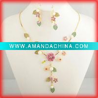 Wholesale 2011 Fashion alloy jewelry set/necklace sets/bridal jewelry sets/wedding jewelry/beads jewelry sets