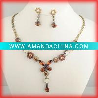 Wholesale 2011 Fashion alloy jewelry set/necklace sets/bridal jewelry sets/wedding jewelry/beads jewelry sets